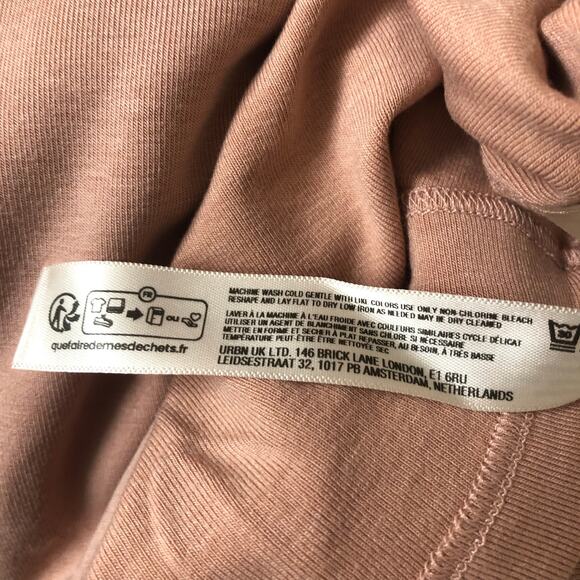 Free People FP Beach Cora Mini Dress in Pink / Tan Size Small - Picture 10 of 12